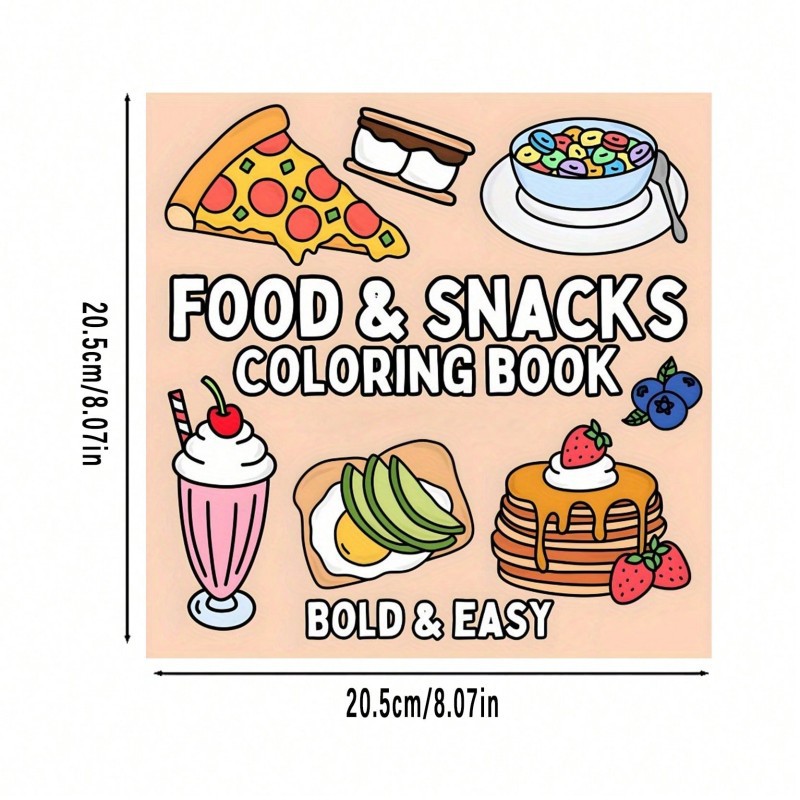 Food Snacks Drawing - 새로운 음식 & 간식 테마 색칠
