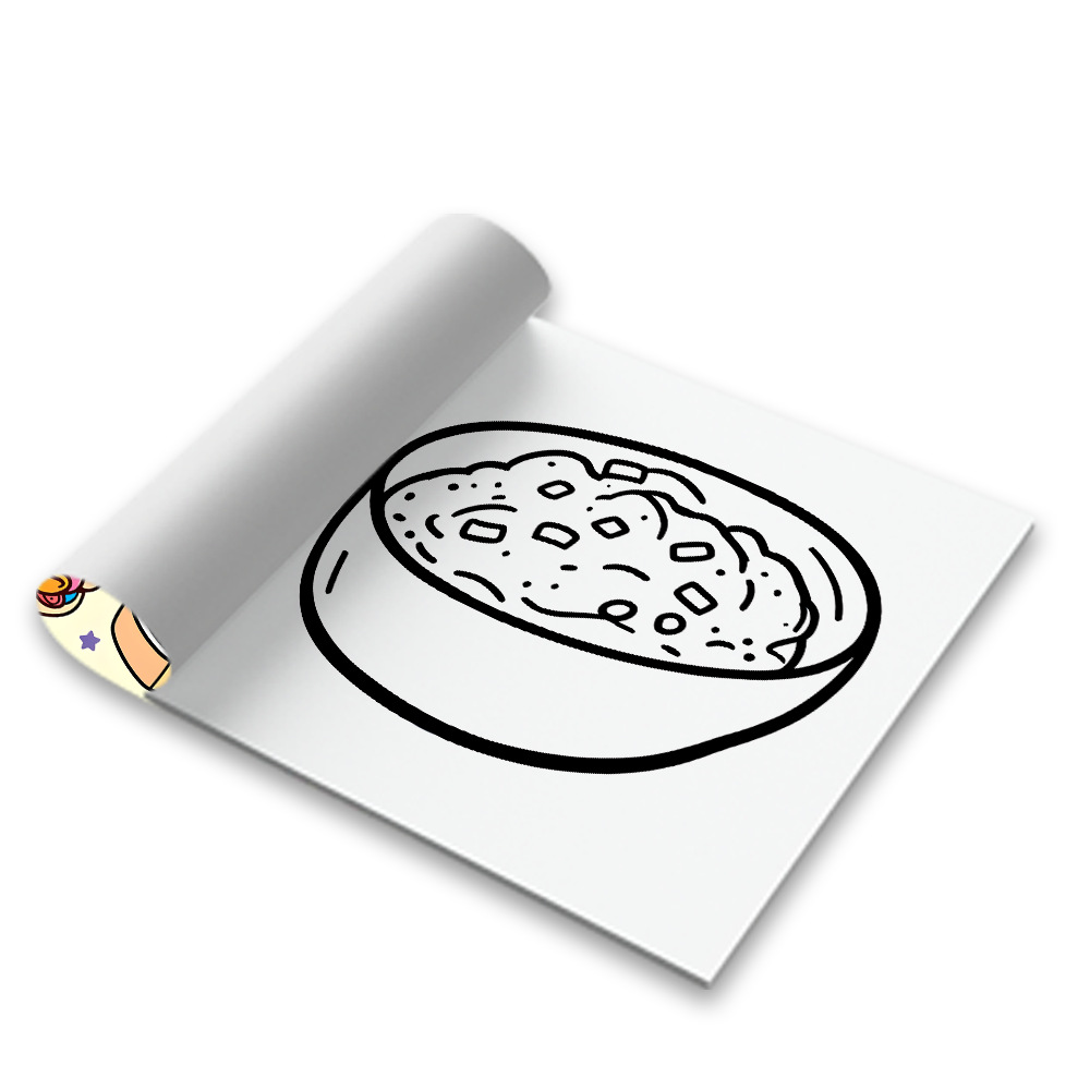 Food Snacks Drawing - 음식, 음료 및 과자 대담하고 쉬운