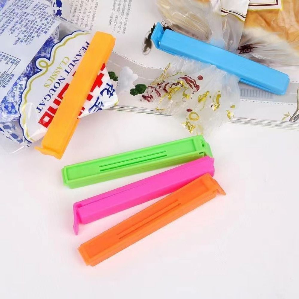 재사용 가능한 플라스틱 식품 보관 클립 (라벨 메모 포 - Food Snacks Label 리뷰 및 가격