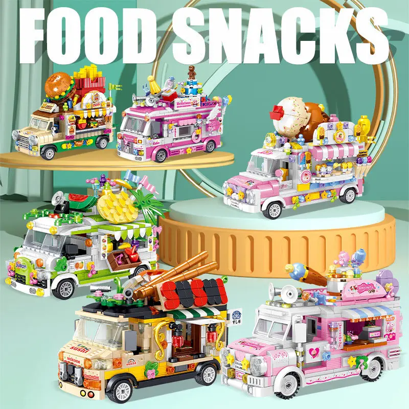 도시 친구 아이스크림 트럭 스트리트 뷰 식당 자동차 미 - Food City Snacks 리뷰 및 가격