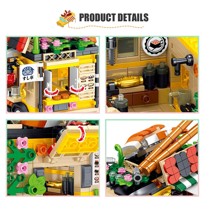 도시 친구 아이스크림 트럭 스트리트 뷰 식당 자동차 미 - Food City Snacks 리뷰 및 가격