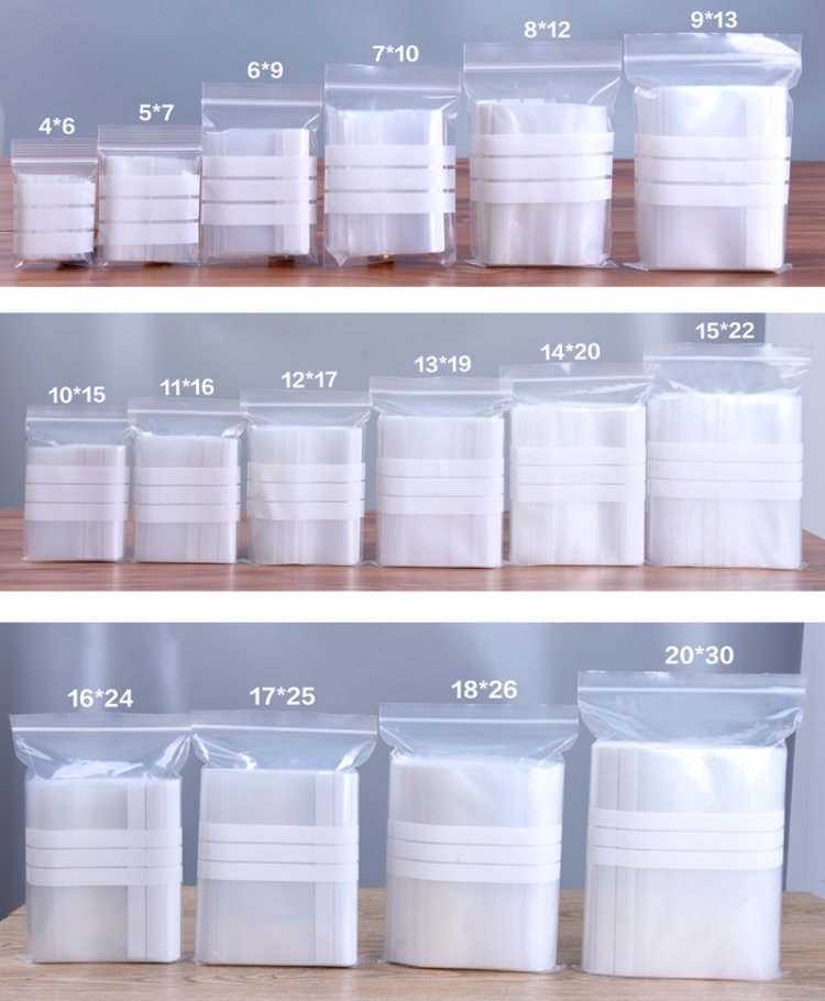 200PCS 투명 PE 쓰기 가능 지퍼락 포장 백, 재 - Food Snacks Label 리뷰 및 가격