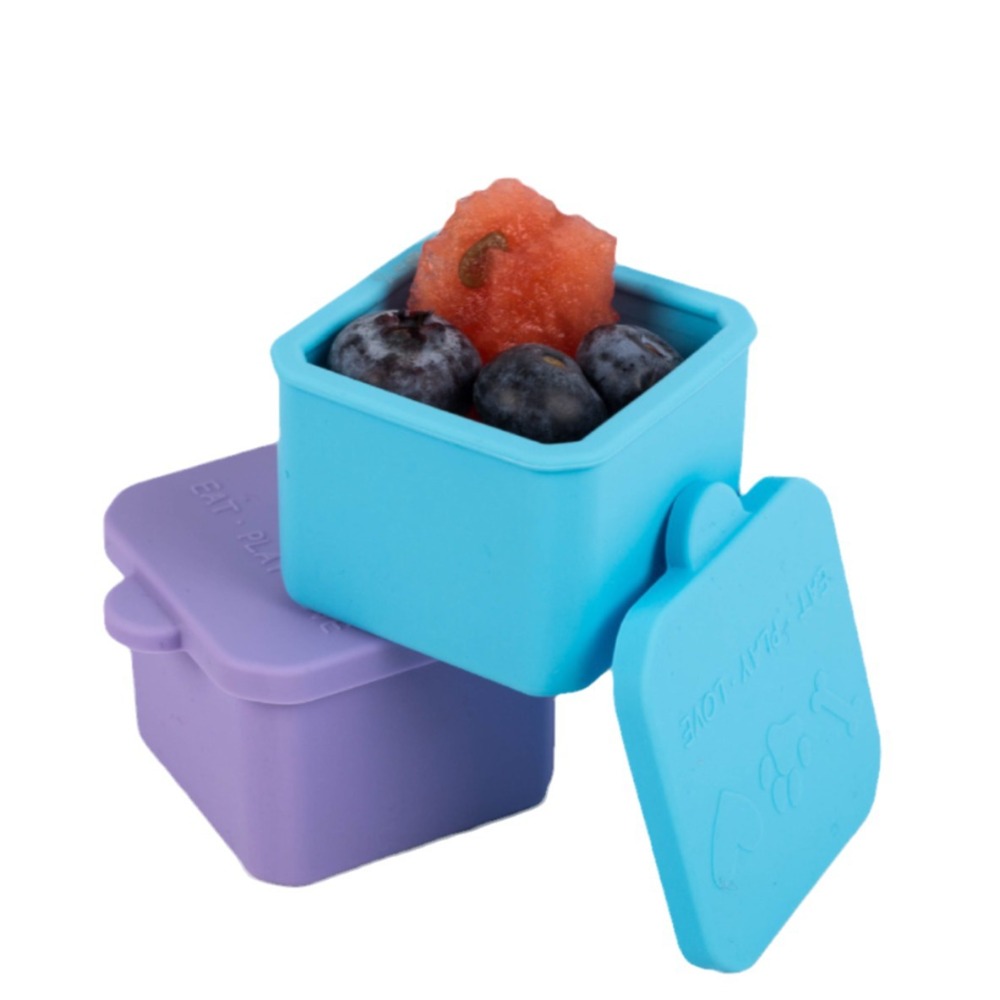 1/3개 실용적인 실리콘 음식 분배 상자 빨강/분홍/보 - Food Snacks Distribution 리뷰 및 가격