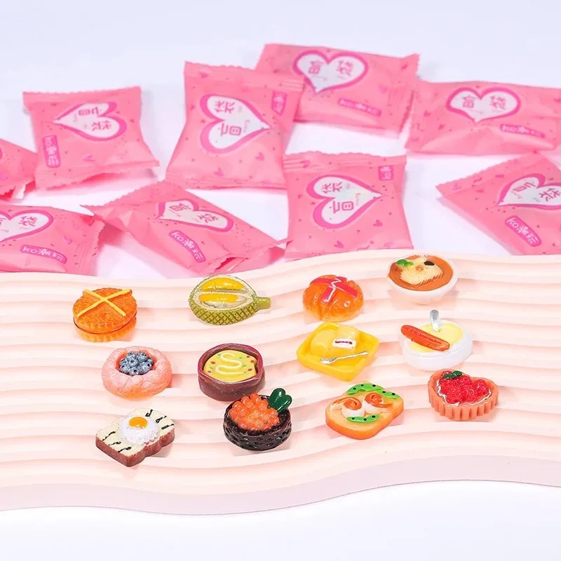 랜덤 스타일 가방 미니어처 음식 장난감 미니 모델 장난 - Food Day Snacks 리뷰 및 가격
