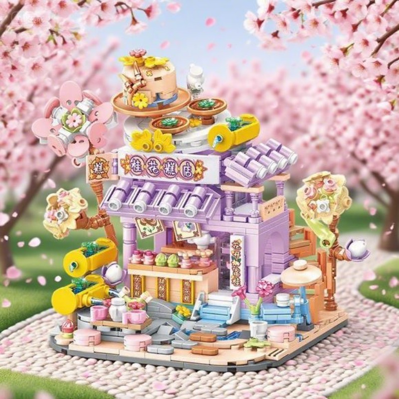 새로운 음식 가게 빌딩 블록 중국 국수 가게 소녀 도시 - Food City Snacks 리뷰 및 가격