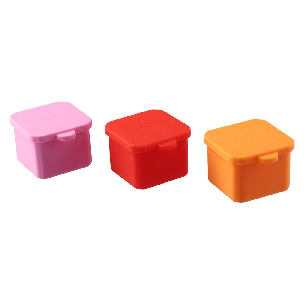 1/3개 실용적인 실리콘 음식 분배 상자 빨강/분홍/보 - Food Snacks Distribution 리뷰 및 가격