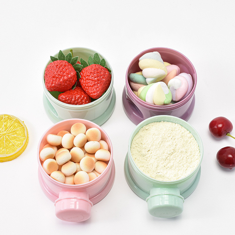 3/4 레이어 베어 베이비 밀크 파우더 컨테이너 휴대용 - Food Snacks For 1 Year Old 리뷰 및 가격